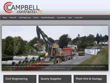 Tablet Screenshot of campbellcontracts.com